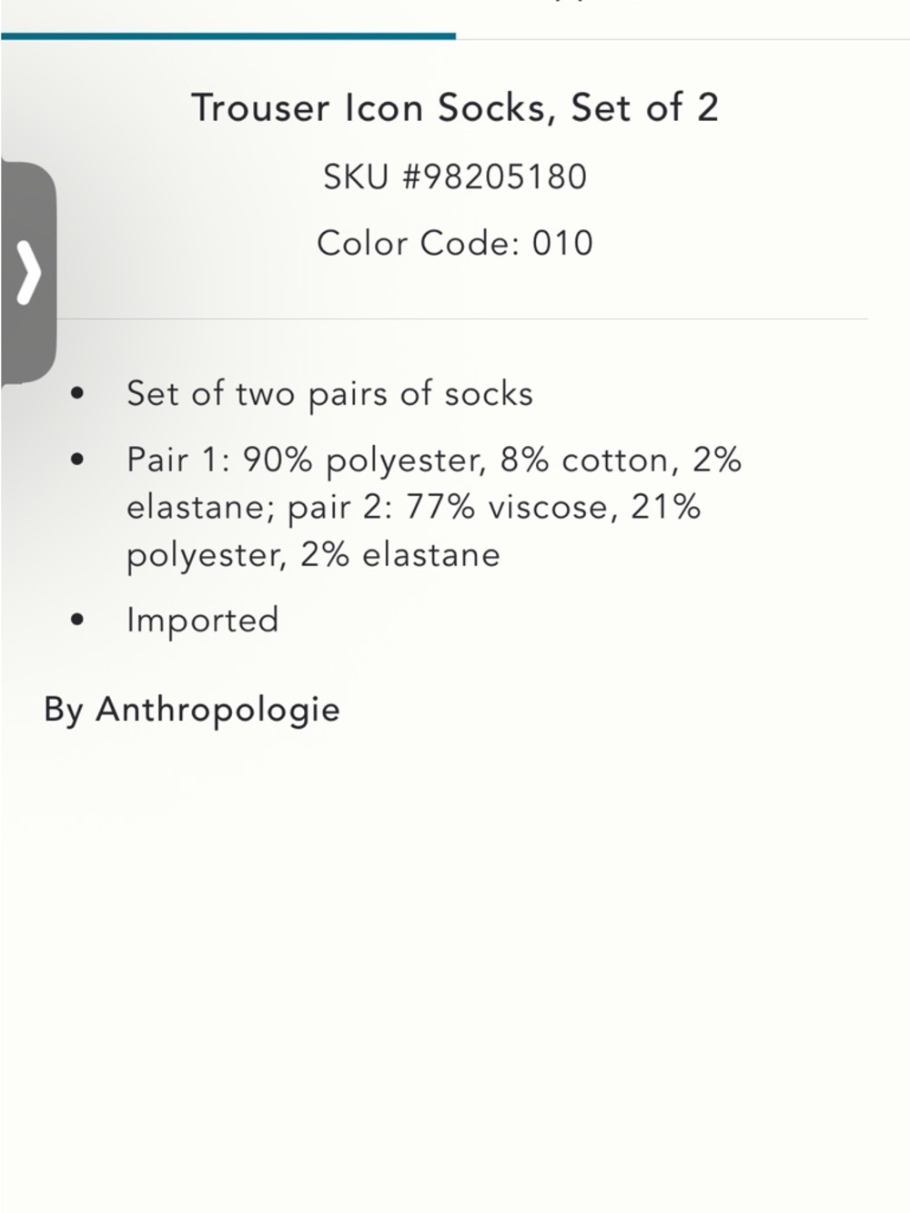 Anthropologie trouser icon cherry strawberry embroidered socks - Picture 6 of 6